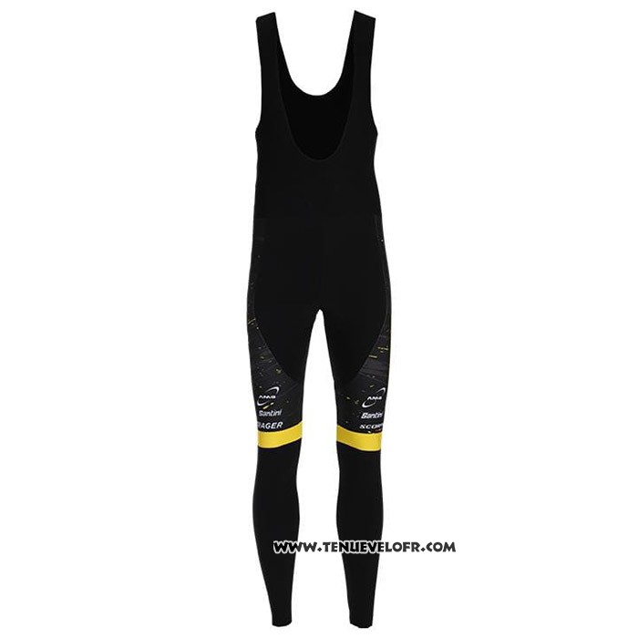 2020 Maillot Cyclisme Trek Selle San Marco Noir Manches Longues et Cuissard